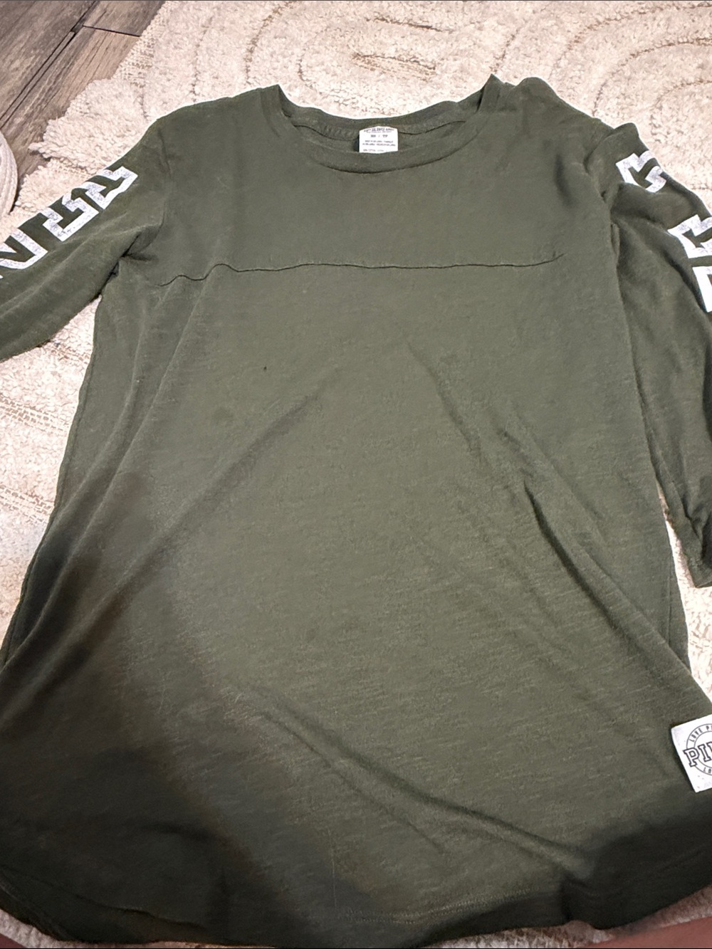 Green capri shirt